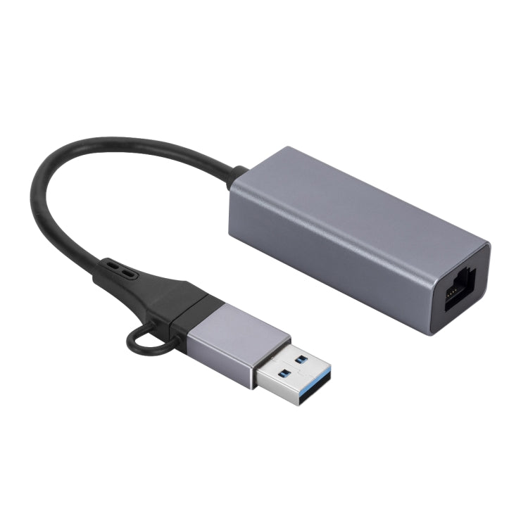 SL-017 USB3.0 Gigabit Network Type-C to Network Port USB HUB, SL-017 - HoMEdemic™ 