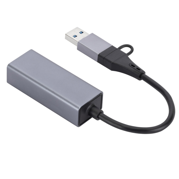 SL-017 USB3.0 Gigabit Network Type-C to Network Port USB HUB, SL-017 - HoMEdemic™ 
