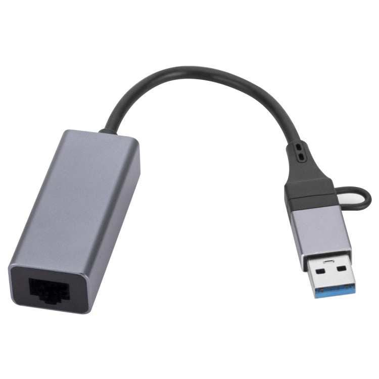 SL-017 USB3.0 Gigabit Network Type-C to Network Port USB HUB, SL-017 - HoMEdemic™ 