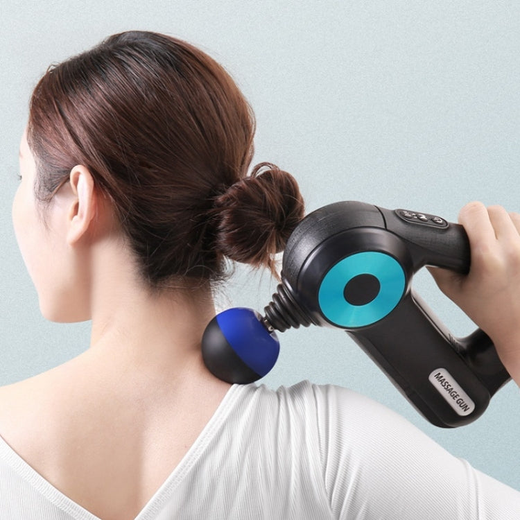 SL-8890 Triangle Fascia Muscle Relaxer Household Electric Fitness Massager, Specification: US Plug(Blue) - HoMEdemic™ 