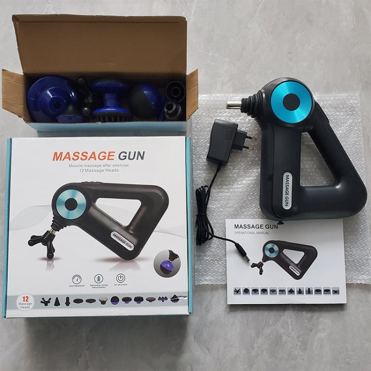 SL-8890 Triangle Fascia Muscle Relaxer Household Electric Fitness Massager, Specification: US Plug(Blue) - HoMEdemic™ 