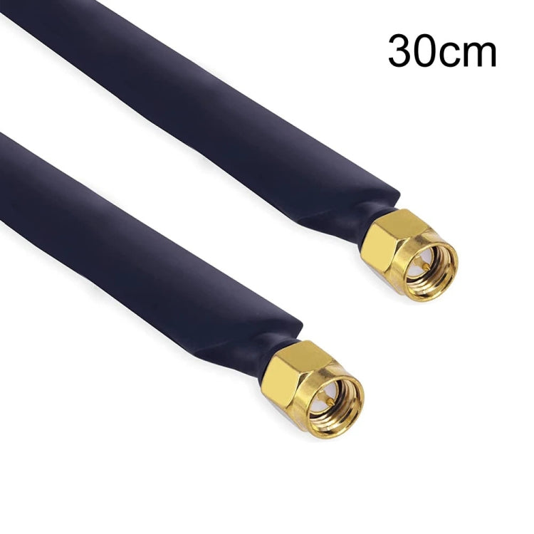SMA Male To Male  Fiberglass Antenna Through Wall Adapter Cable Flat Window Cable(30cm) - HoMEdemic™ 