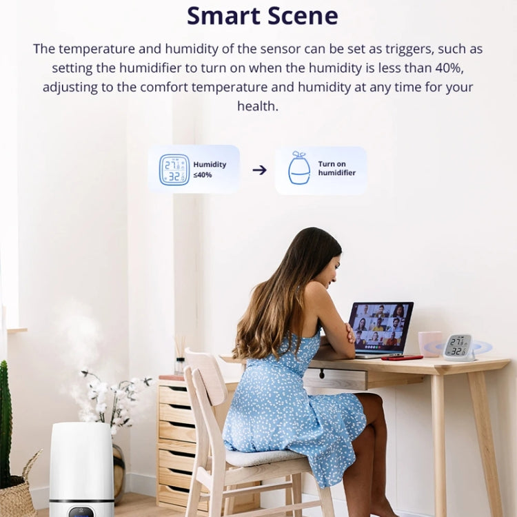 SONOFF SNZB-02D 2.5 inch LCD Smart Sensor Real-Time Monitoring Linkage - HoMEdemic™ 