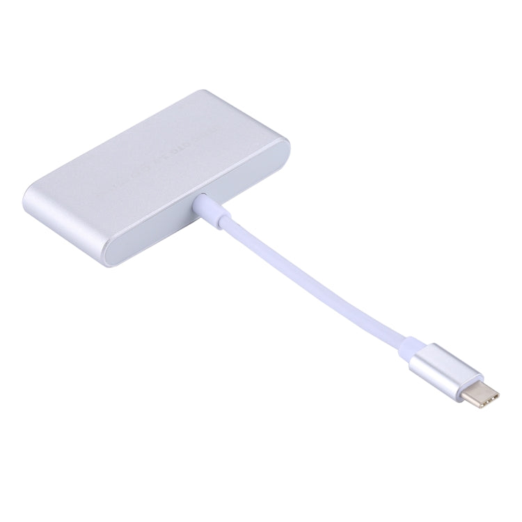 5 in 1 Micro SD + SD + USB 3.0 + USB 2.0 + Micro USB Port to USB-C / Type-C OTG COMBO Adapter Card Reader for Tablet, Smartphone, PC, 5 in 1(Silver), 5 in 1(Gold) - HoMEdemic™ 