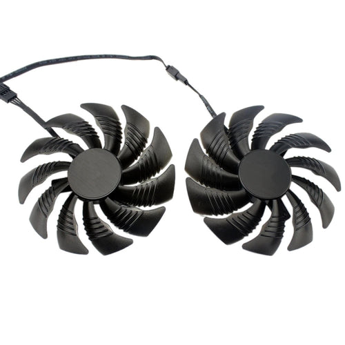 1 Pair 88MM 4 Pin Computer Graphics Card Cooling Fan For Gigabyte GeForce GTX1060 1070 GTX1050ti GTX960 RX570 RX470 - HoMEdemic™ 