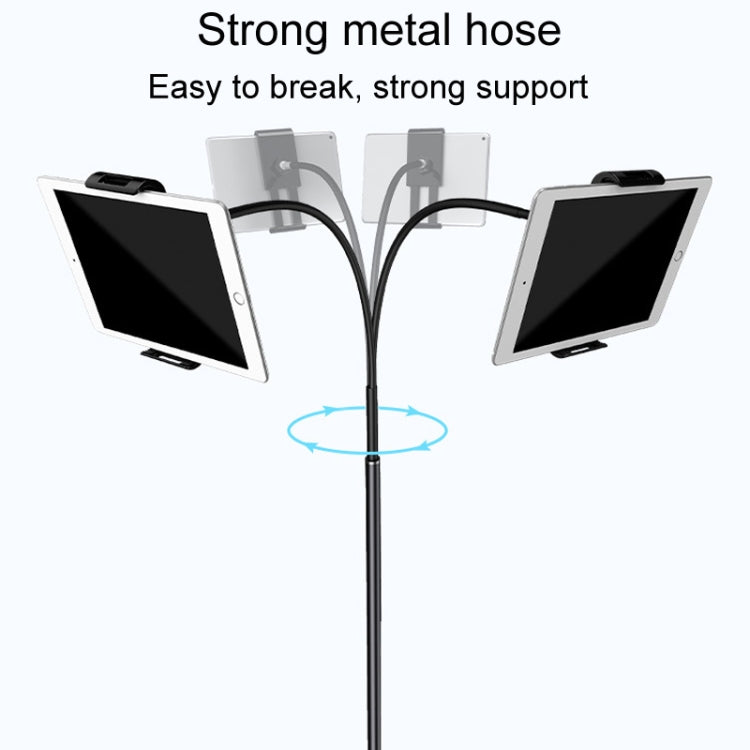 SSKY L6 Bedside Sofa Live Landing Phone Tablet Computer Bracket, Style: Base Heavy Version (Black) - HoMEdemic™ 