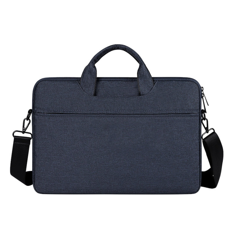 ST01S Waterproof Oxford Cloth Hidden Portable Strap One-shoulder Handbag for 14.1 inch Laptops (Navy Blue) - HoMEdemic™ 