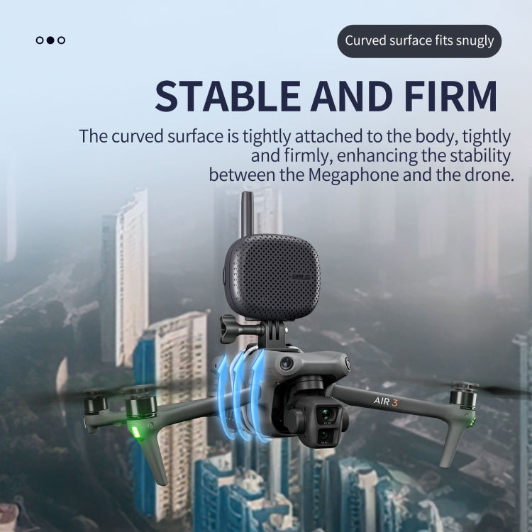 STARTRC Drone Megaphone Wireless Portable Speaker 3KM Control for DJI Mavic / Air / Mini Series (Black) - HoMEdemic™ 