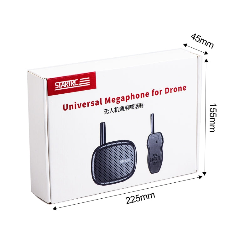 STARTRC Drone Megaphone Wireless Portable Speaker 3KM Control for DJI Mavic / Air / Mini Series (Black) - HoMEdemic™ 