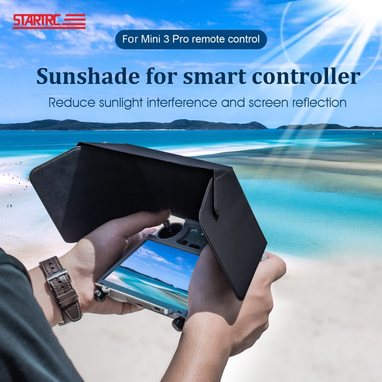 STARTRC Foldable Controller Sunshade for DJI Mini 3 Pro Remote Controller (Black) - HoMEdemic™ 