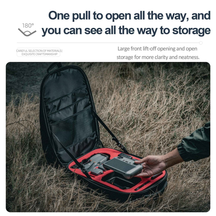 STARTRC Hard Shell Waterproof Shoulders Bag Backpack for DJI Mavic 3 Pro / Mavic 3 Classic (Black) - HoMEdemic™ 