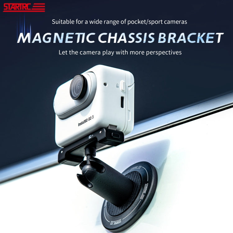STARTRC Magnetic Base 1/4 Interface Metal Mount (Black) - HoMEdemic™ 