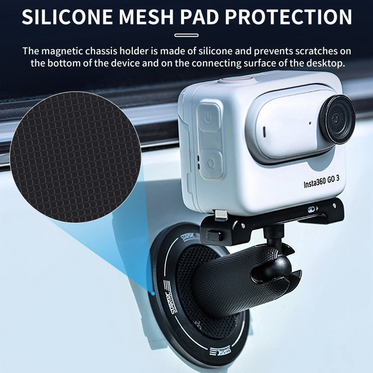 STARTRC Magnetic Base 1/4 Interface Metal Mount (Black) - HoMEdemic™ 