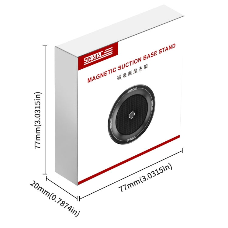 STARTRC Magnetic Base 1/4 Interface Metal Mount (Black) - HoMEdemic™ 