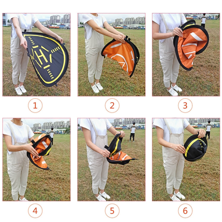 STARTRC Phantom Series 80CM Portable Parking Apron for DJI Mavic Air 2(Orange) - HoMEdemic™ 