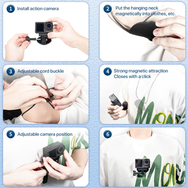 STARTRC Quick Release Magnetic Holder Vlog FPV POV Neck Strap - HoMEdemic™ 