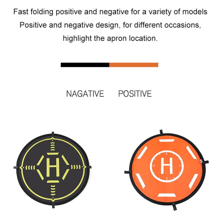 STARTRC RC Drone Quadcopter Portable Parking Apron Fast-fold Landing Parking Pad for DJI Mavic Mini / Mavic Air 2, Diameter: 56cm - HoMEdemic™ 