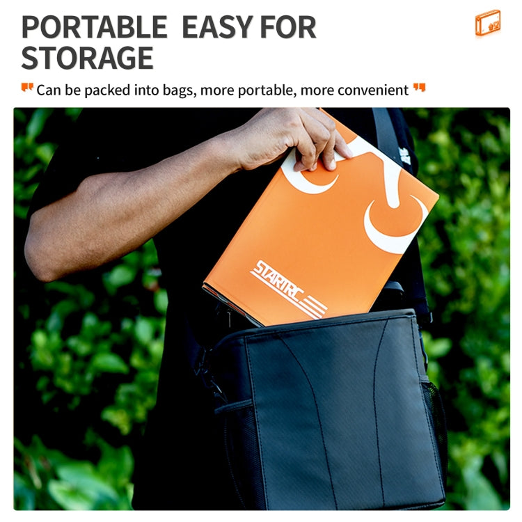 STARTRC Square Cardboard Drone Parking Apron for DJI Avata / Mini 3 / Mavic 3 Pro, Size:55cm x 55cm(Orange Grey) - HoMEdemic™ 