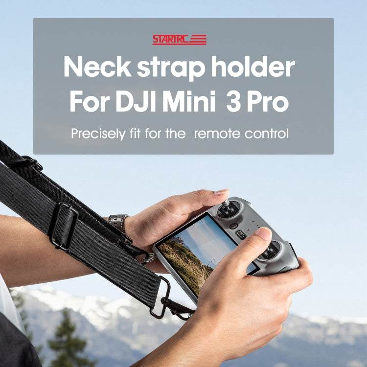 STARTRC Waterproof Foam Anti-lost Anti-fall Neck Strap Lanyard for DJI Mini 3 Pro Remote Control (Black) - HoMEdemic™ 