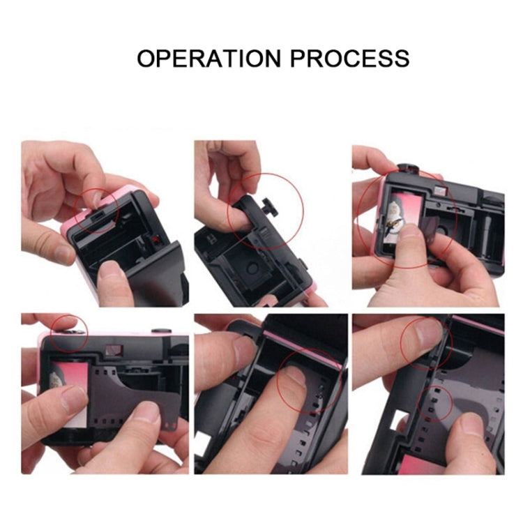 SUC4 5m Waterproof Retro Film Camera Mini Point-and-shoot Camera for Children, Pink, Baby Blue, White, Yellow, Black White - HoMEdemic™ 