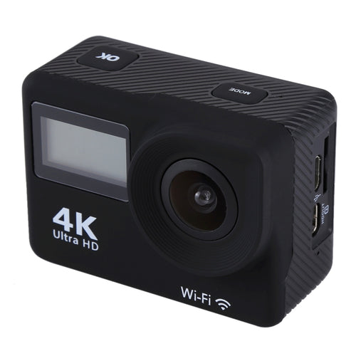 S300 HD 4K WiFi 12.0MP Sport Camera with Remote Control & 30m Waterproof Case, 2.0 inch LTPS Touch Screen + 0.66 inch Front Display, Generalplus 4248, 170 Degree A Wide Angle Lens(Black) - HoMEdemic™ 