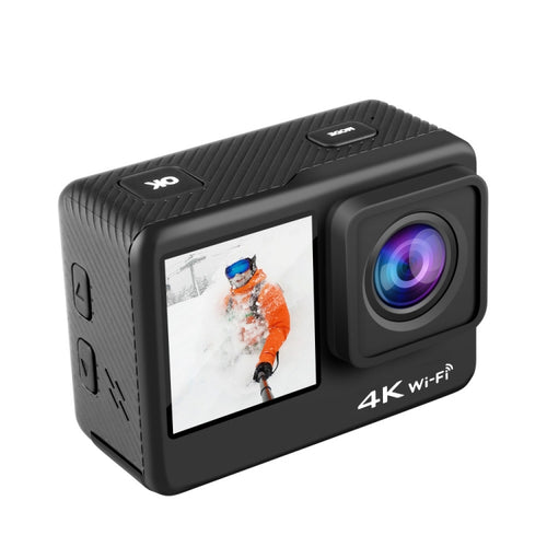 C1 Dual-Screen 2.0 inch + 1.3 inch Screen Anti-shake 4K WiFi Sport Action Camera Camcorder with Waterproof Housing Case,  Allwinner V316, 170 Degrees Wide Angle (Black) - HoMEdemic™ 