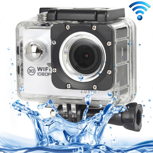 H16 1080P Portable WiFi Waterproof Sport Camera, 2.0 inch Screen,  Generalplus 4248, 170 A+ Degrees Wide Angle Lens, Support TF Card - HoMEdemic™ 