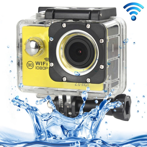 H16 1080P Portable WiFi Waterproof Sport Camera, 2.0 inch Screen,  Generalplus 4248, 170 A+ Degrees Wide Angle Lens, Support TF Card - HoMEdemic™ 