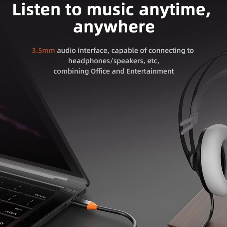SW6V 6 in 1 Type-C to USB + HDMI + VGA + Audio 3.5 HUB Docking Station(Grey) - HoMEdemic™ 