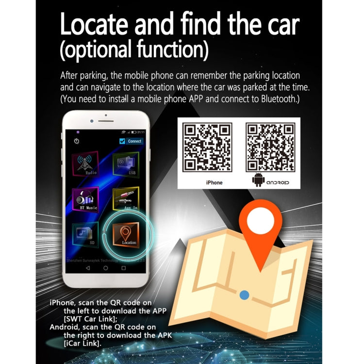 SWM-80A DC12V Car MP3 Support FM / AM & Bluetooth & Mobile Phone Voice Assistant, SWM-80A - HoMEdemic™ 