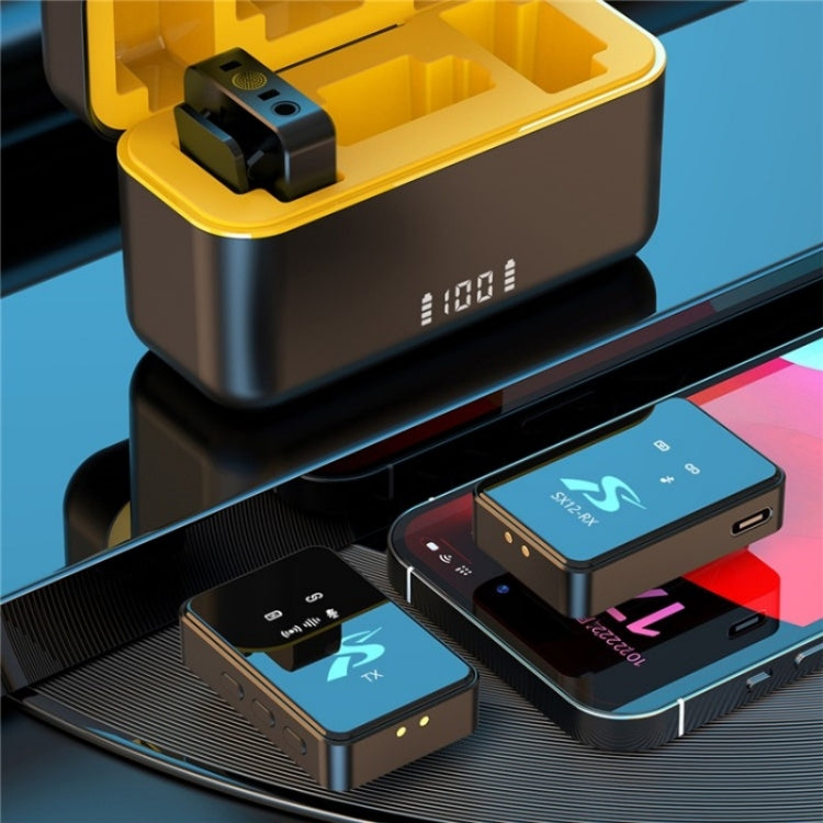 SX12 Lavalier Clip-On Wireless Microphone with Dual Microphones + Receiver - HoMEdemic™ 