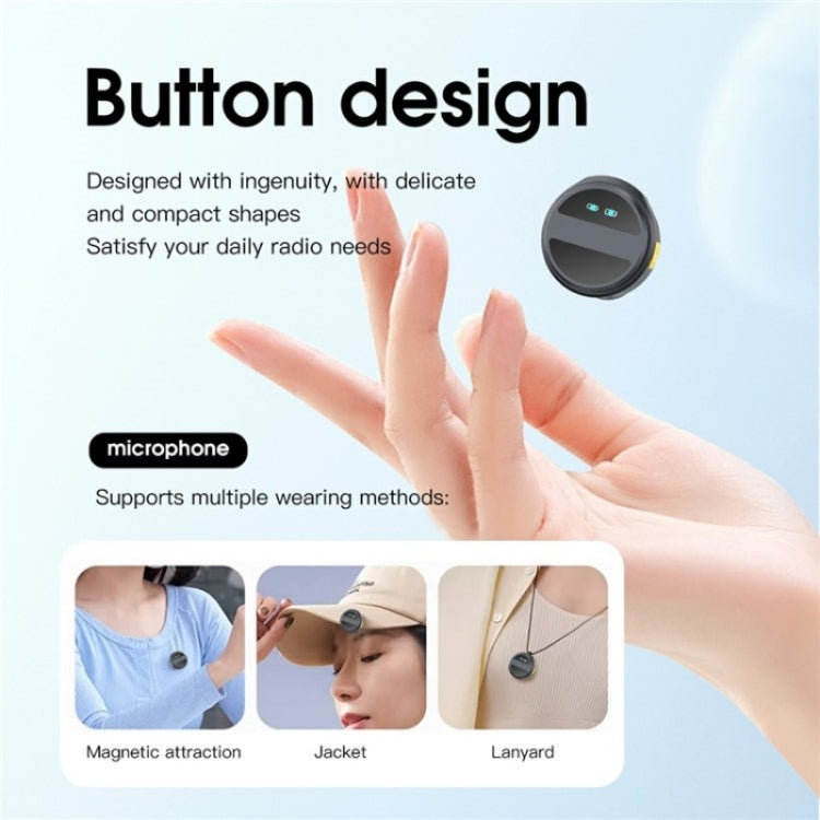 SX21 Type-C Port 2.4G Smart Clip-On Wireless Microphone - HoMEdemic™ 