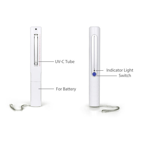 Portable Handheld 3W UV Germicidal Disinfection Lamp Personal Car Travel UV Fast Disinfection Stick - HoMEdemic™ 