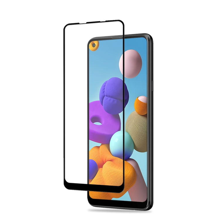 For Samsung Galaxy A21s mocolo 0.33mm 9H 2.5D Full Glue Tempered Glass Film - HoMEdemic™ 