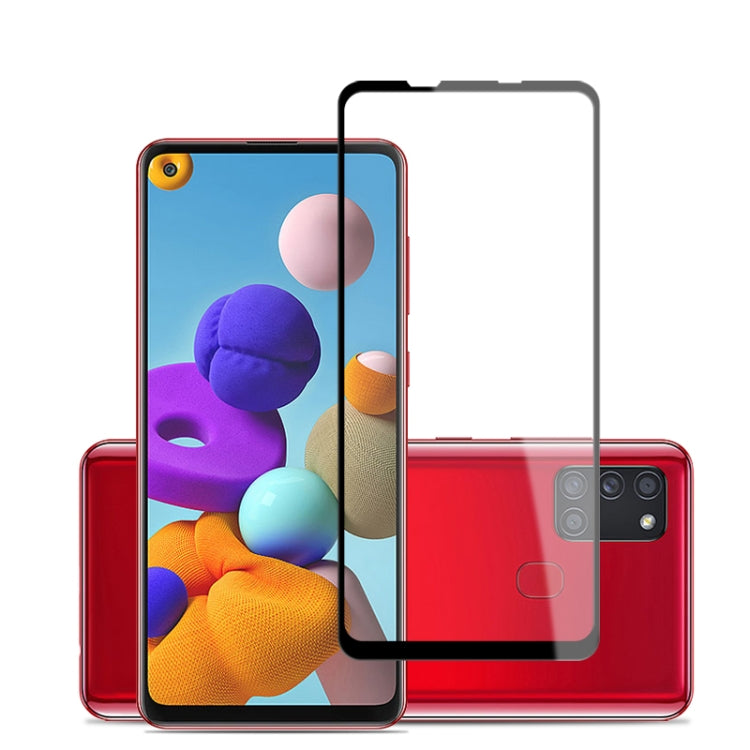 For Samsung Galaxy A21s mocolo 0.33mm 9H 2.5D Full Glue Tempered Glass Film - HoMEdemic™ 