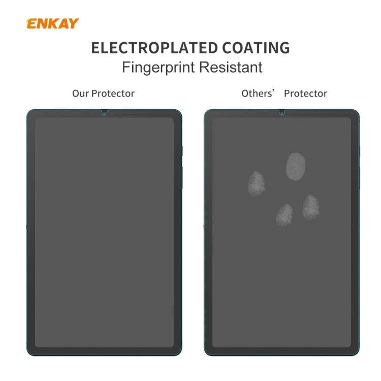 For Samsung Galaxy Tab S6 Lite 10.4 P610 / P615 ENKAY Hat-Prince 0.33mm 9H Surface Hardness 2.5D Explosion-proof Tempered Glass Film - HoMEdemic™ 