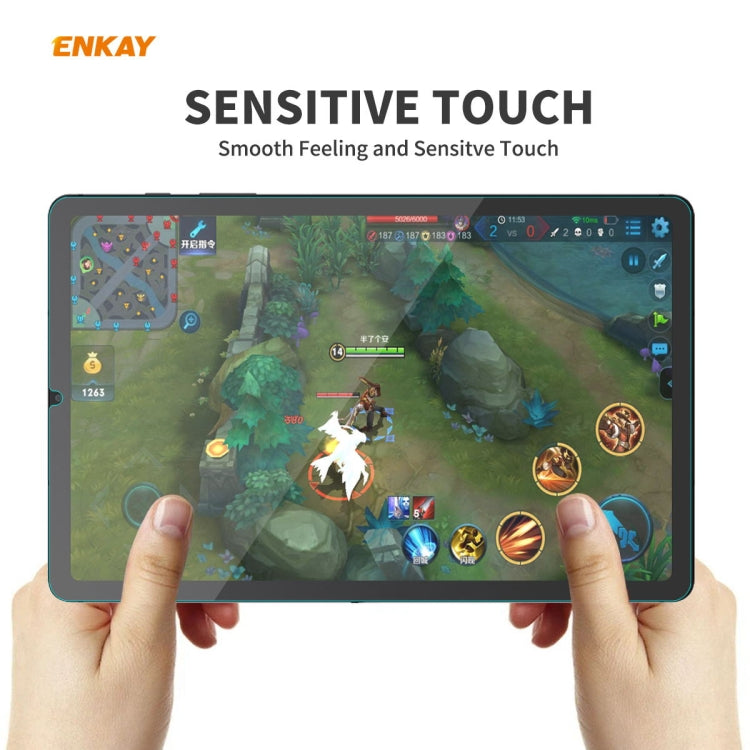 For Samsung Galaxy Tab S6 Lite 10.4 P610 / P615 ENKAY Hat-Prince 0.33mm 9H Surface Hardness 2.5D Explosion-proof Tempered Glass Film - HoMEdemic™ 