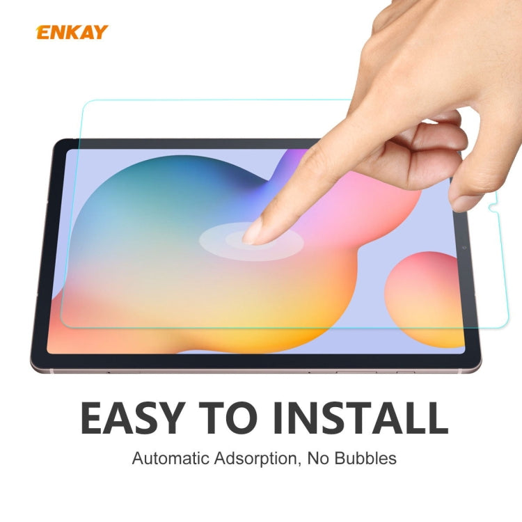 For Samsung Galaxy Tab S6 Lite 10.4 P610 / P615 ENKAY Hat-Prince 0.33mm 9H Surface Hardness 2.5D Explosion-proof Tempered Glass Film - HoMEdemic™ 