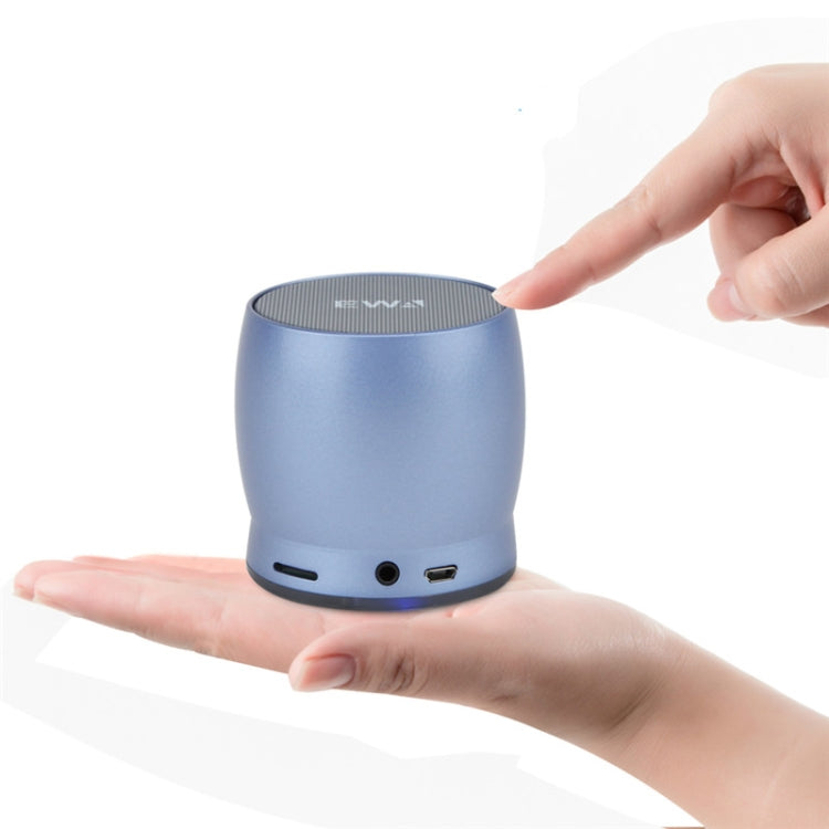 EWA A150 Portable Mini Bluetooth Speaker Wireless Hifi Stereo Strong Bass Music Boom Box Metal Subwoofer, Support Micro SD Card & 3.5mm AUX(Blue) - HoMEdemic™ 