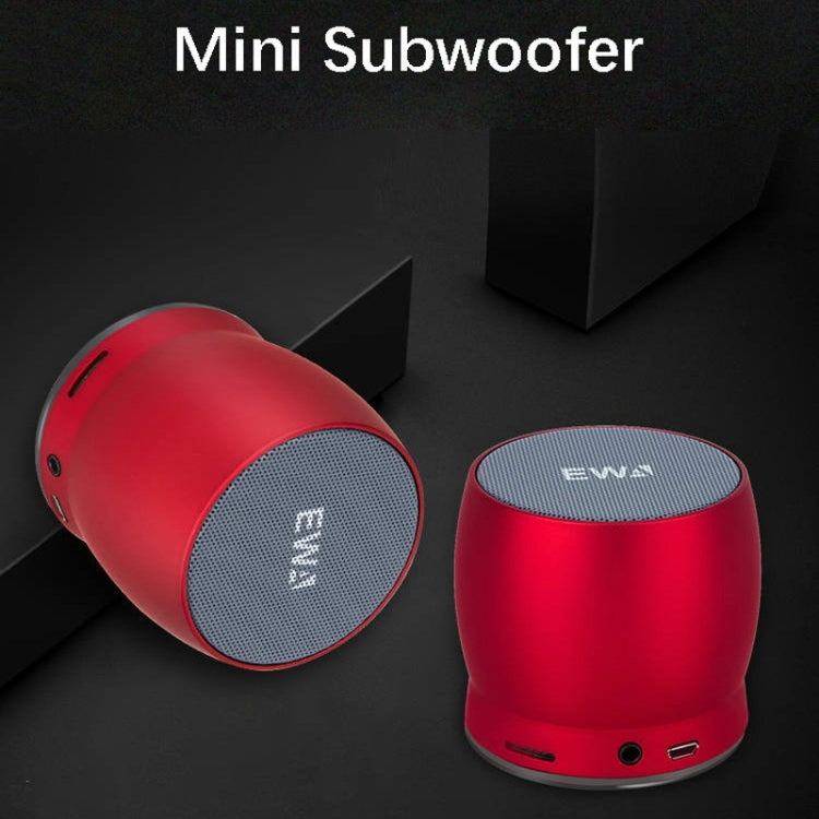 EWA A150 Portable Mini Bluetooth Speaker Wireless Hifi Stereo Strong Bass Music Boom Box Metal Subwoofer, Support Micro SD Card & 3.5mm AUX(Silver) - HoMEdemic™ 