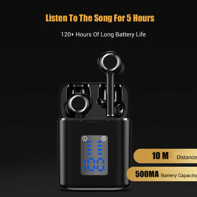 T&G TG905 TWS Bluetooth Earphone Wireless Sport Headphone 5D Stereo Headsets with LED Display & Charging Box - HoMEdemic™ 