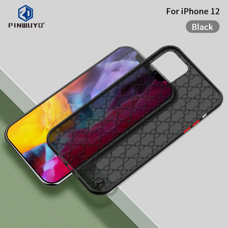 For iPhone 12 mini For iPhone12 mini  PINWUYO Series 2 Generation PC + TPU Anti-drop All-inclusive Protective Case(Black) - HoMEdemic™ 
