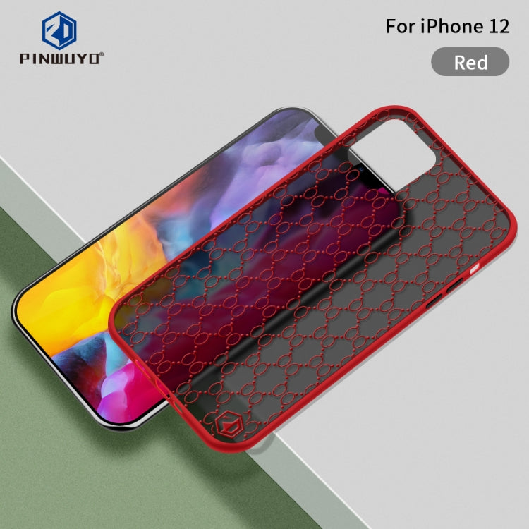 For iPhone 12 mini For iPhone12 mini  PINWUYO Series 2 Generation PC + TPU Anti-drop All-inclusive Protective Case(Red) - HoMEdemic™ 