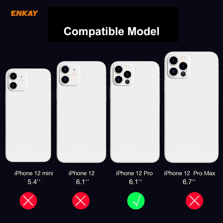 For iPhone 12 Pro ENKAY Hat-Prince 9H Rear Camera Lens Tempered Glass Film Full Coverage Protector - HoMEdemic™ 