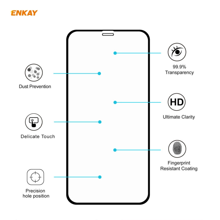 For iPhone XS Max ENKAY ENK-PC0722 Hat-Prince Liquid Silicone Straight Edge Shockproof Protective Case + 0.26mm 9H 2.5D Full Glue Full Screen Tempered Glass Film(Light Green) - HoMEdemic™ 