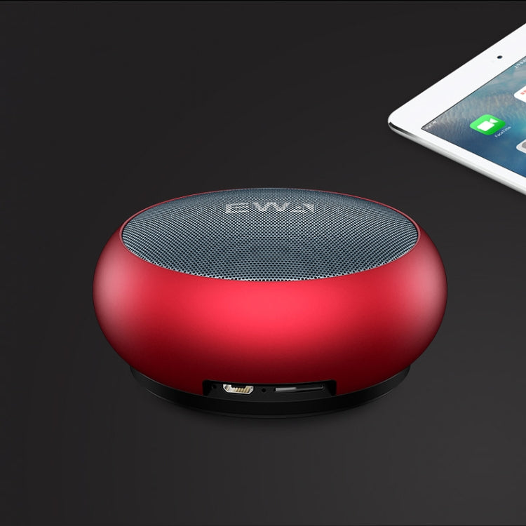 EWA A110 IPX5 Waterproof Portable Mini Metal Wireless Bluetooth Speaker Supports 3.5mm Audio & 32GB TF Card & Calls(Red) - HoMEdemic™ 