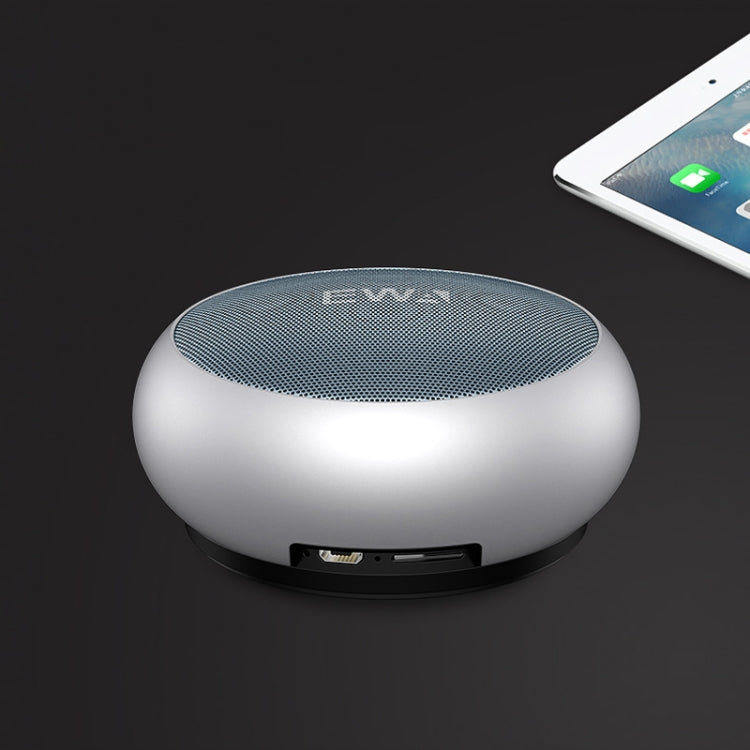 EWA A110 IPX5 Waterproof Portable Mini Metal Wireless Bluetooth Speaker Supports 3.5mm Audio & 32GB TF Card & Calls(Silver) - HoMEdemic™ 