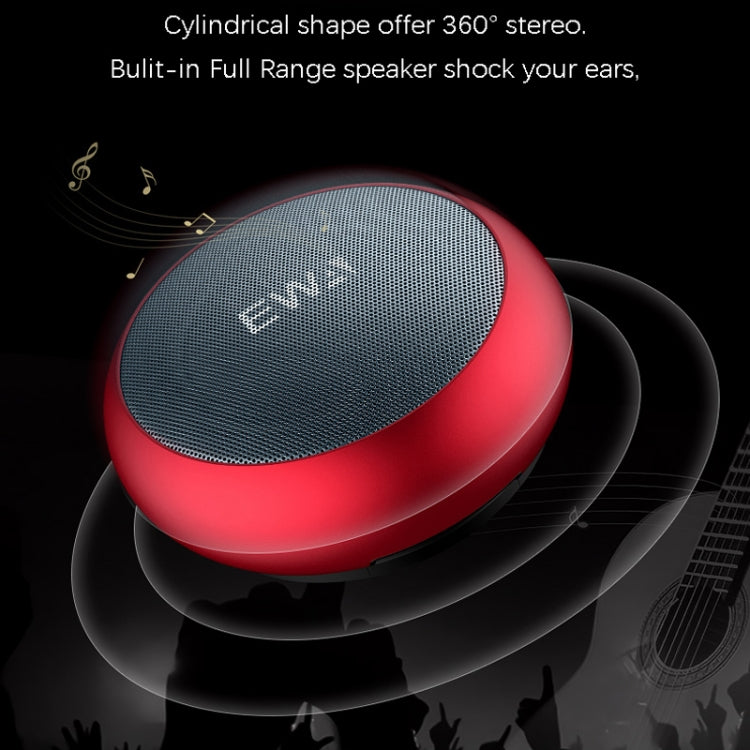 EWA A110 IPX5 Waterproof Portable Mini Metal Wireless Bluetooth Speaker Supports 3.5mm Audio & 32GB TF Card & Calls(Silver) - HoMEdemic™ 