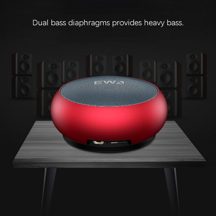 EWA A110 IPX5 Waterproof Portable Mini Metal Wireless Bluetooth Speaker Supports 3.5mm Audio & 32GB TF Card & Calls(Silver) - HoMEdemic™ 