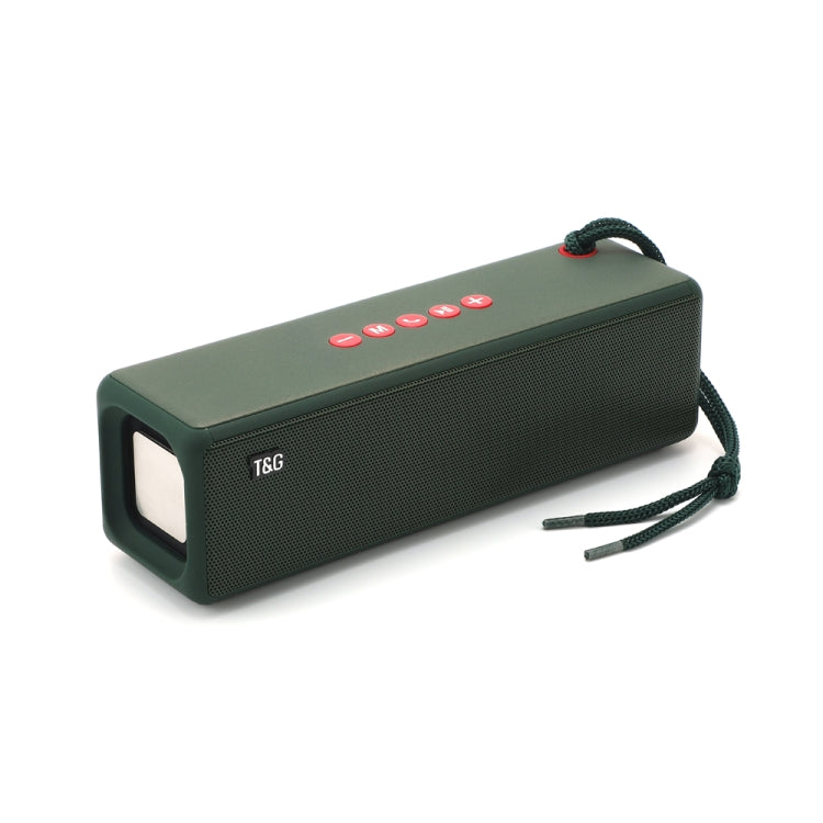 T&G TG271 TWS Subwoofer Bluetooth Speaker With Braided Rope, Support USB/AUX/TF Card/FM(Green) - HoMEdemic™ 
